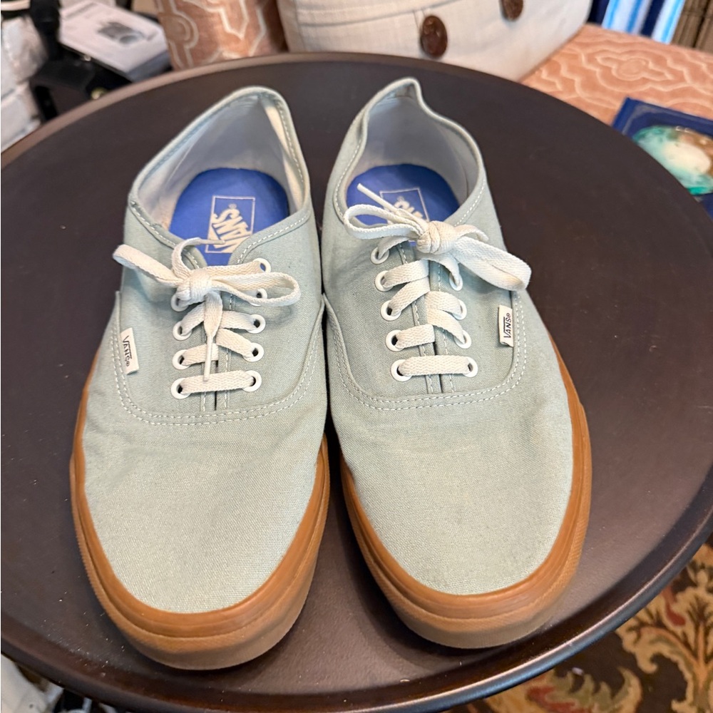 Vans Men's Sky Blue Canvas Sneakers